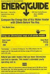 yellow energyguide label, Boston, Farnumsville MA